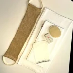 %100 Keten 6'lı Banyo Hamam Seti - Görsel 3