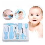 8 Parça Bebek Bakım Seti Mavi Renk - Görsel 4