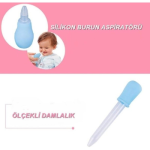 8 Parça Bebek Bakım Seti Mavi Renk - Görsel 3