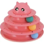 3 Katlı Kedi Oyuncağı Turntable Cat Toy - Görsel 2