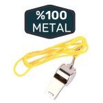 Metal Ipli Hakem ve Deprem Düdüğü (24'lü) - Görsel 2