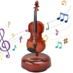 Hareketli Violin Müzik Kutusu - Görsel 2