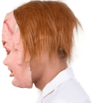 Chucky Saçlı Lateks Maske - Görsel 2