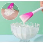 Silikon Yüz Temizleme Fırçası ve Maske Uygulama Spatulası - Görsel 3