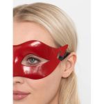 Kırmızı Renk Masquerade Kostüm Partisi Venedik Balo Maskesi - Görsel 4