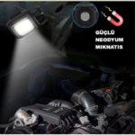 LED Işıklı Flash Özellikli 4 Modlu  Anahtarlık El Feneri - Görsel 3