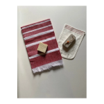 Gelin Hamamı Seti, Premium Peştemal , Ponza Topuk Taşı, Doğal Zeytinyağı Sabun, Kese 4lü Set - Görsel 4