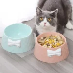 Mikopet Şık Desenli Fiyonklu Mama Kabı - Görsel 5