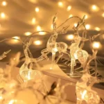 2m 10'lu Geyikli İp LED Işık - Görsel 5