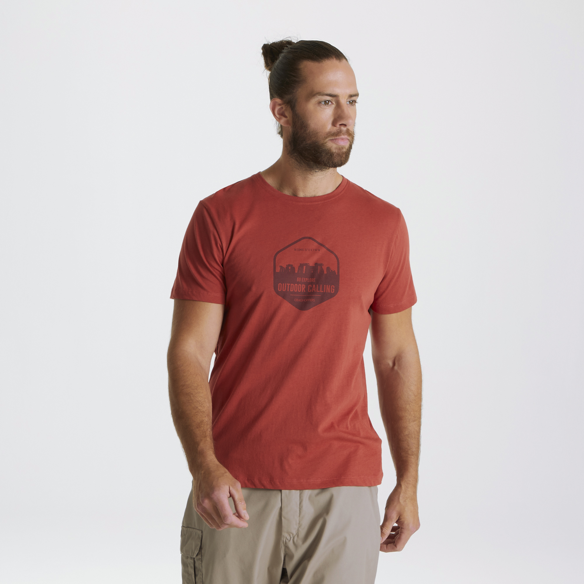 craghoppers-mightie-erkek-t-shirt-kirmizi-188853 Craghoppers Mightie Erkek T-Shirt-KIRMIZI - Görsel 1