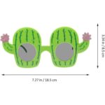 Kaktüs Temalı Hawaii Yaz Partisi Gözlüğü 8.5x18.5 cm - Görsel 3