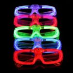 Beyaz LED Işıklı Parti Gözlüğü 3 Modlu – Glow & Gece Eğlence Gözlüğü - Görsel 2