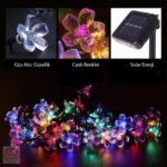 Solar 30 Ledli Çiçekli RGB Güneş Enerjisi - Görsel 2