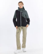 Mapamyumco Windbreaker Kadın Ceket-FÜME-SİYAH - Görsel 2