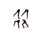 Pilates Squat Aerobik Direnç Lastiği 5 Li Paket - Görsel 2
