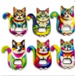Kedi Tasarımı İstanbul Temalı Buzdolapı Süsü Magnet