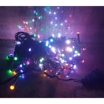 10m 100 Led Damla Uçlu RGB Işık SİYAH Kablo