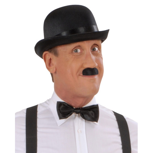 562741439332-0-500x500 Charlie Chaplin Stil Yetişkin Şapkası – Siyah Melon Parti Şapkası - Görsel 1