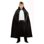 Siyah Renk Yakalı Halloween Pelerini 90 cm - Görsel 3